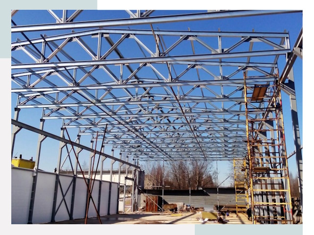 Строительство цехов в Москва от 612 руб. под ключ