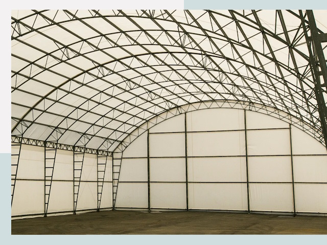 Арочные ангары от 612 руб. в Москва и Московская область