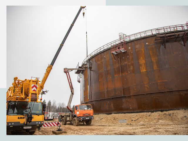 Монтаж резервуаров в Москве от 612 руб. за м³