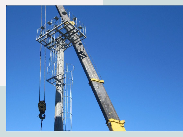 Монтаж осветительных мачт в Москва от 612 руб.