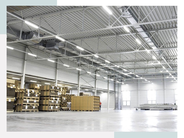 Освещение ангаров в Москве